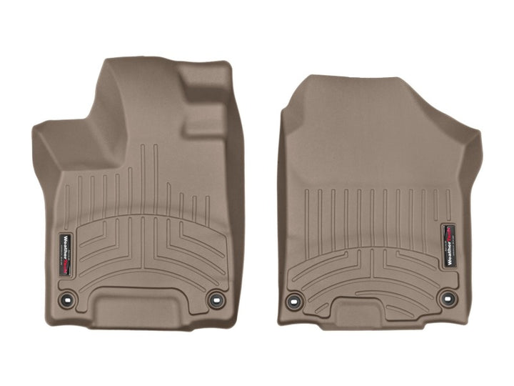 WeatherTech 2016+ Honda Pilot Front FloorLiner - Tan