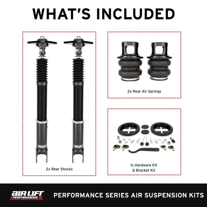 Air Lift Performance 09-13 Infiniti G37 / 09-20 Nissan 370z Rear Air Suspension Kit