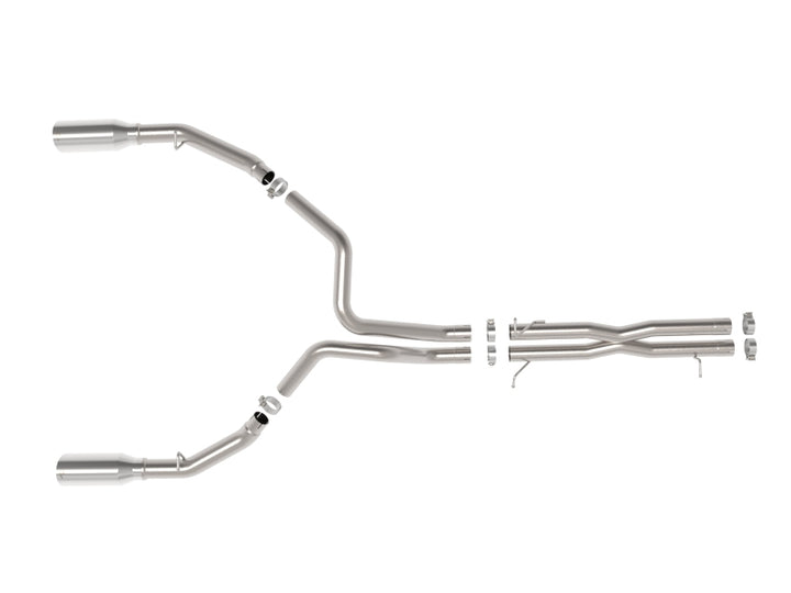 aFe 2025 Dodge RAM 1500 Vulcan Series 304 Stainless Steel Cat-Back Exhaust System w/ Polished Tip