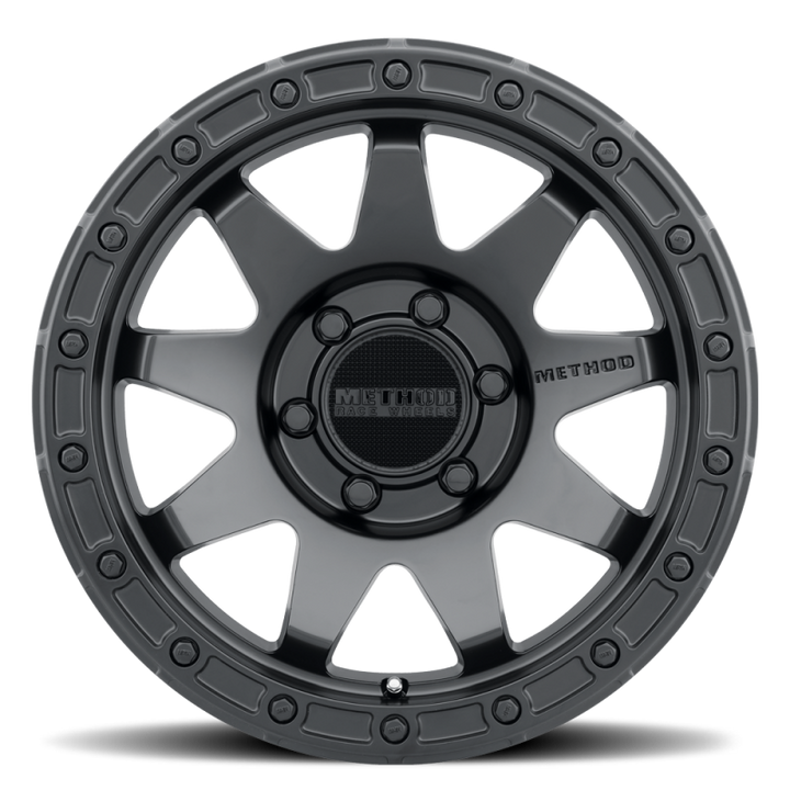Method MR317 17x9 -12mm Offset 5x5 71.50mm CB Matte Black Wheel