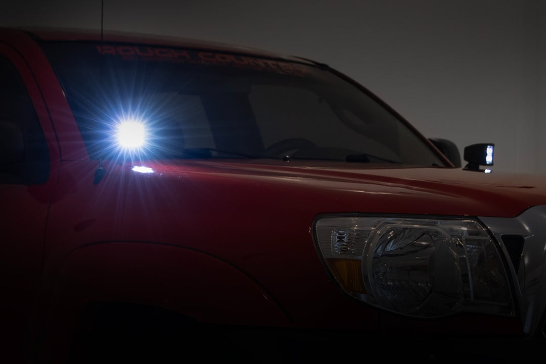 LED Light Kit | Ditch Mount | 3" OSRAM | Wide | Toyota Tacoma 2WD/4WD (05-15)