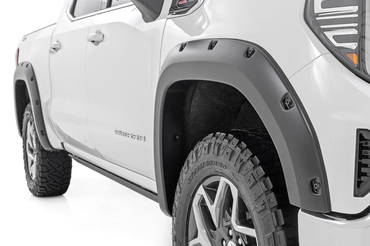 Pocket Fender Flares | GNO Thunderstorm Gray | GMC Sierra 1500 2WD/4WD (19-26)