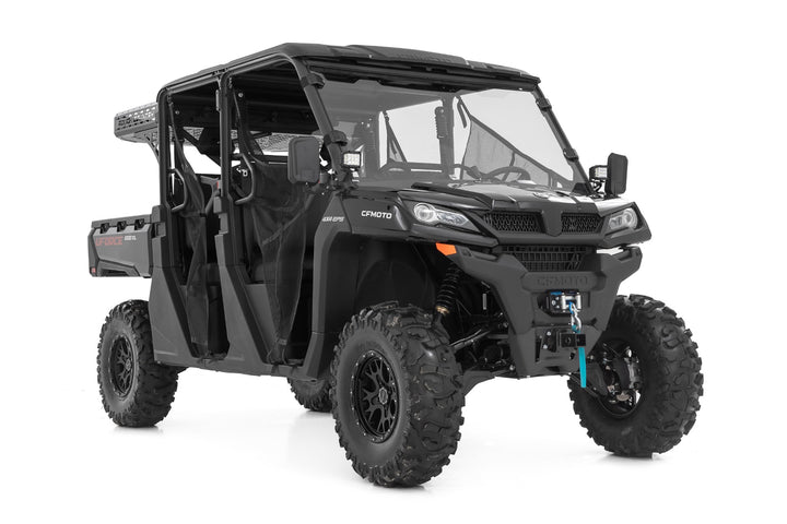 LED Light Kit | Cage Mount | 2" Black Pair | White DRL | CFMOTO UFORCE 1000 