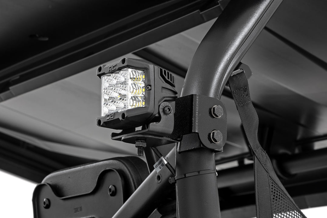 LED Light Kit | Rear Mount | 2" Black Pair | Amber DRL | Segway 570 F