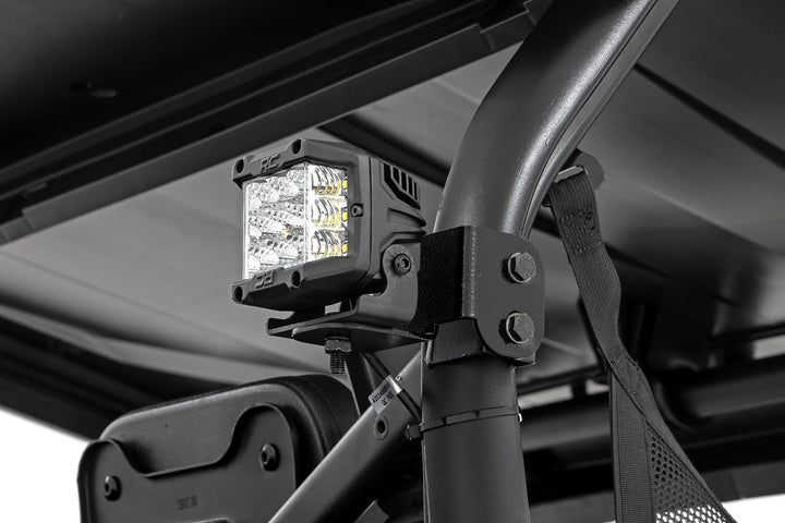 LED Light Kit | Rear Mount | 2" Black Pair | Amber DRL | Segway 570 F