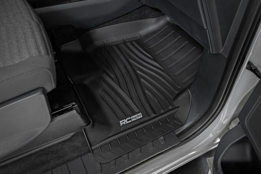 Flex-Fit Floor Mats | FR & RR | Ford F-150 (15-26)/F-150 Lightning (22-26)/Raptor (17-25) 