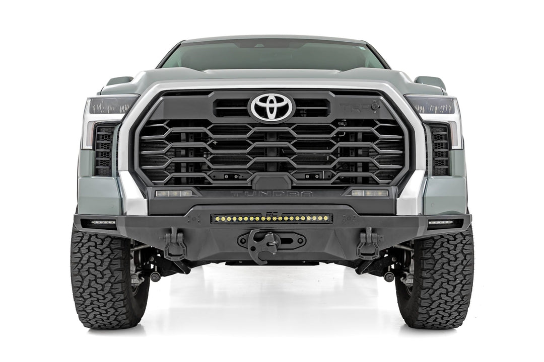 Hybrid Front Bumper | 12000S | Blk LED | Toyota Tundra 2WD/4WD (2022-2026)