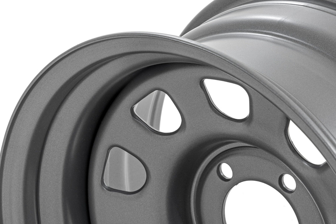 Steel Wheel | Gray | 17x9 | 6x5.5 | 4.25 Bore | -12