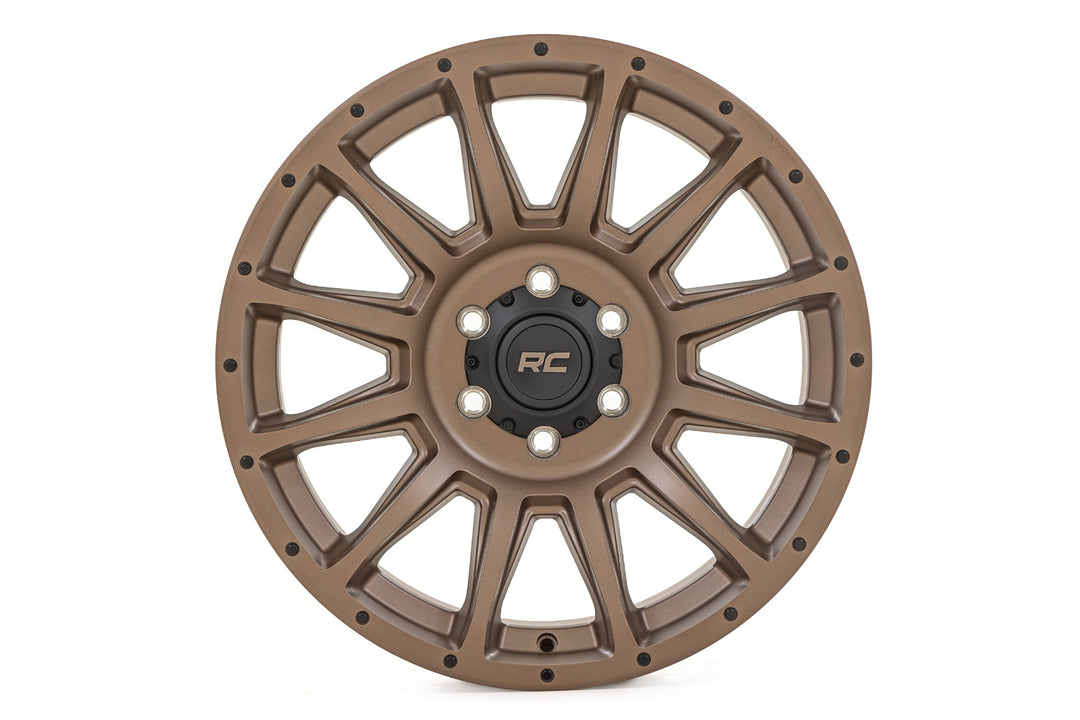 Rough Country 90 Series Wheel | One-Piece | Bronze | 18x9 | 6x135 | -12mm