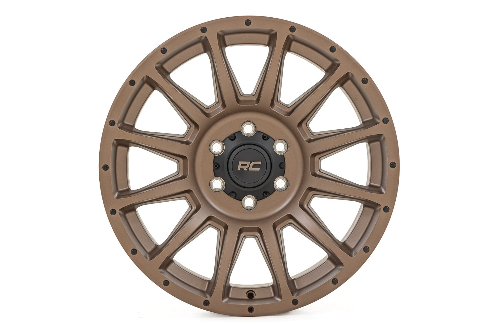 Rough Country 90 Series Wheel | One-Piece | Bronze | 18x9 | 5x5 | -12mm