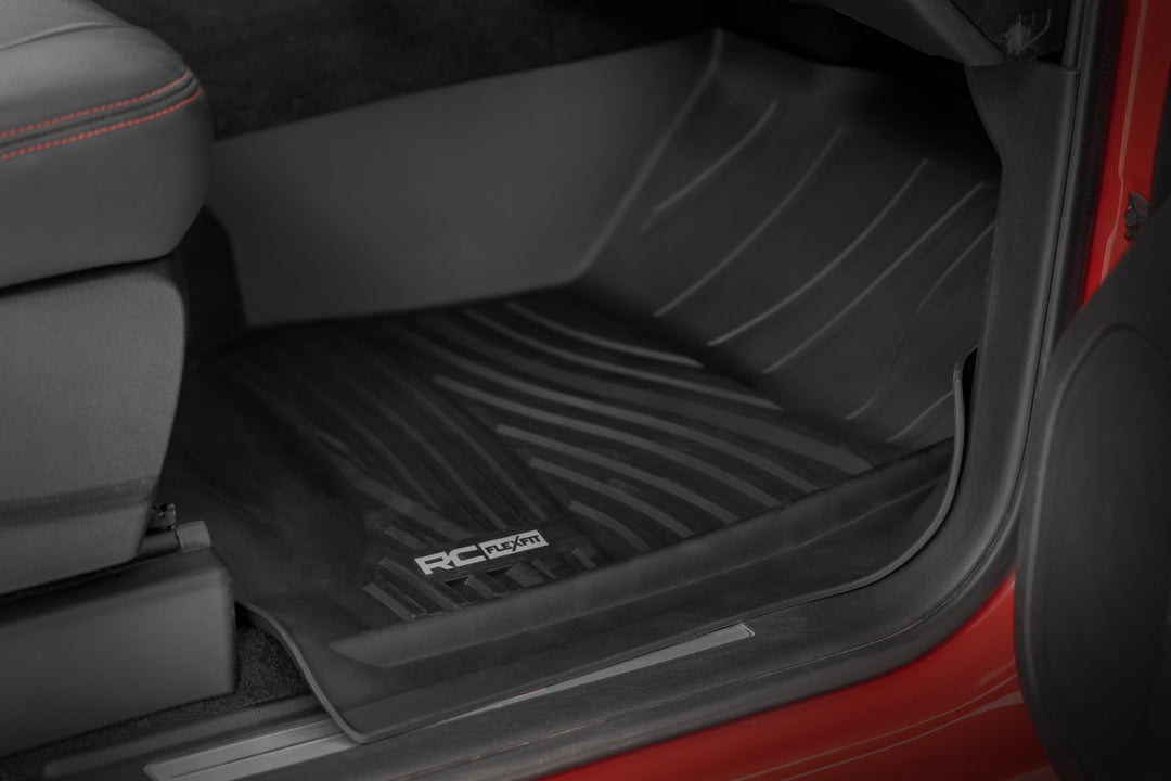 Flex-Fit Floor Mats | FR & RR | FR Bucket | Crew | Chevy/GMC 1500/2500HD/3500HD 2WD/4WD