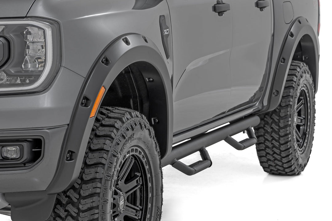 Pocket Fender Flares | JS Iconic Silver | Ford Ranger 2WD/4WD (2024-2026)