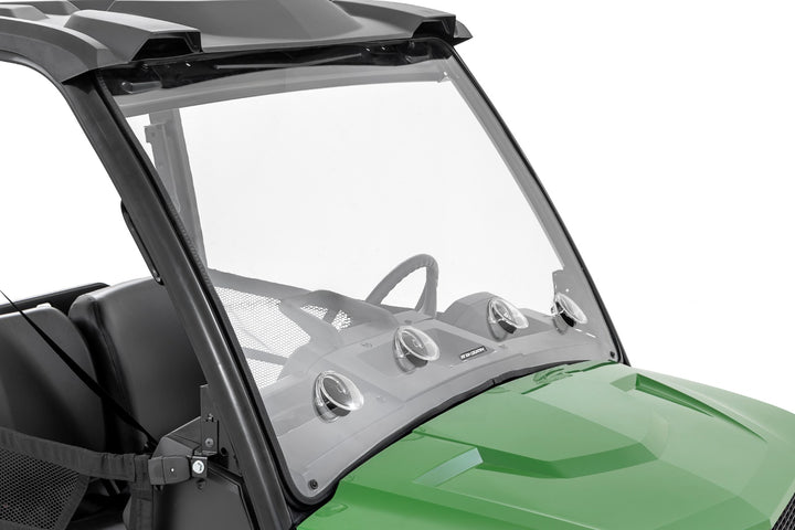 Vented Full Windshield | Scratch Resistant | John Deere Gator XUV 835