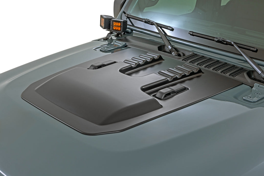 Hood Scoop | PSE Silver Zynith | Jeep Gladiator JT/Wrangler JL 4WD (18-26)