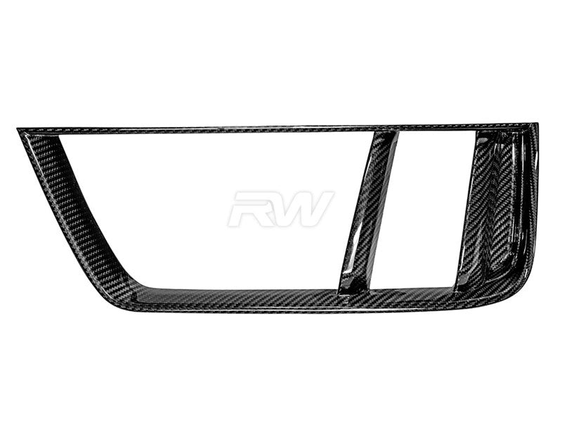 RW Carbon Carbon Fibre Rear Bumper Vent Trims - view 3