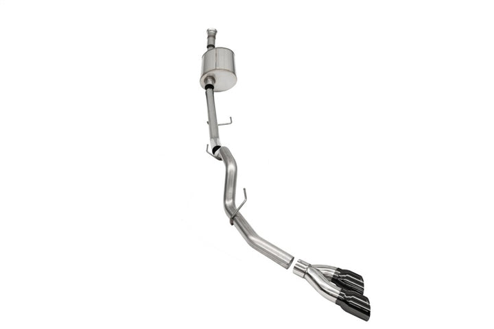 Corsa 2021-2025 Ford F-150 SuperCab/6.5in Bed 5.0L V8 Sport Cat-Back Single Side Exit-Black PVD