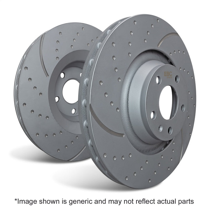 EBC 2020+ Genesis GV80 2.5T (4 Piston Caliper) GD Sport Front Rotors