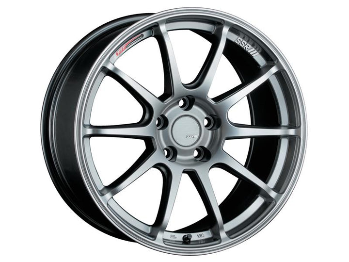 SSR GTV02 18x8.5 5x114.3 40mm Offset Flat Black Wheel 05-07 STI / 11+ tC