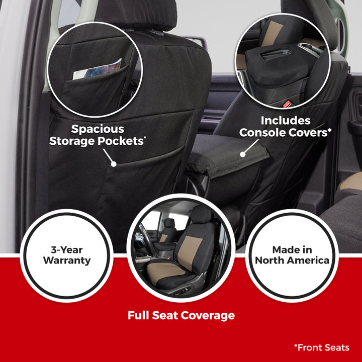 Covercraft 20-24 Ford Escape Endura PrecisionFit Custom Front Row Seat Covers - Charcoal/Silver