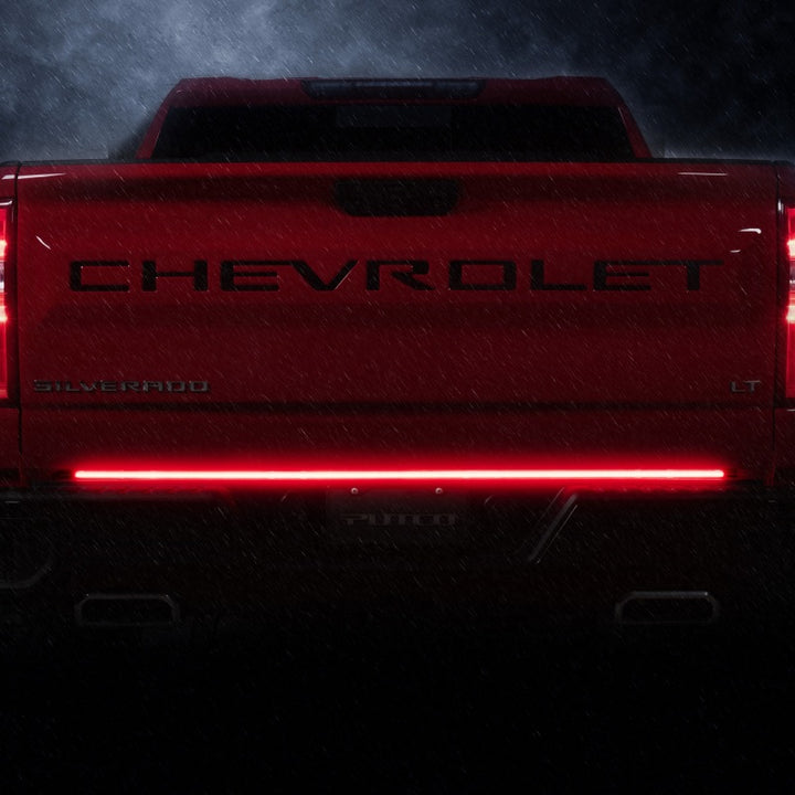 Putco 23-24 GMC Canyon 48In Direct Fit Red Blade Kit Tailgate Bars