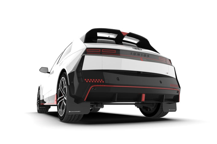 Rally Armor 25-26 Hyundai Ioniq 5 N Black Mud Flap w/Light Blue Logo