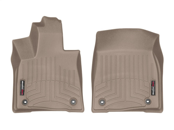 WeatherTech 2016+ Lexus RX Front FloorLiner - Tan