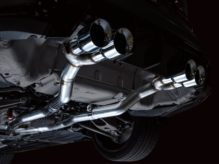 AWE Tuning Track Edition Cat-Back Exhaust for BMW G8X M3/M4 - Chrome Silver Tips