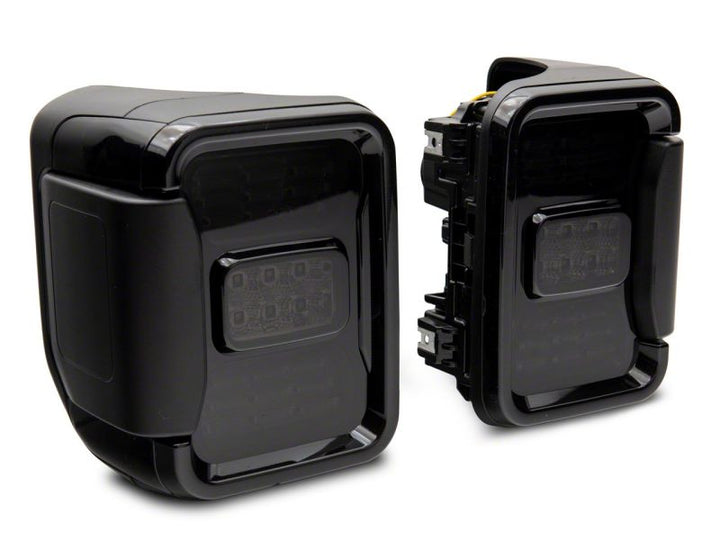 Raxiom 20-23 Jeep Gladiator JT w/ Factory Halogen LED Tail Lights- Black Housing (Smoked Lens)