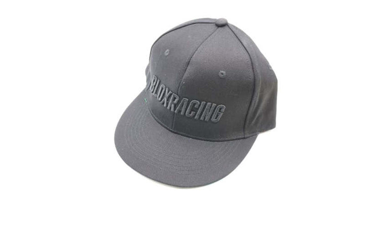 BLOX Racing Snapback Cap Black with Black Logo - BLOX Racing - New Style Flat Bill
