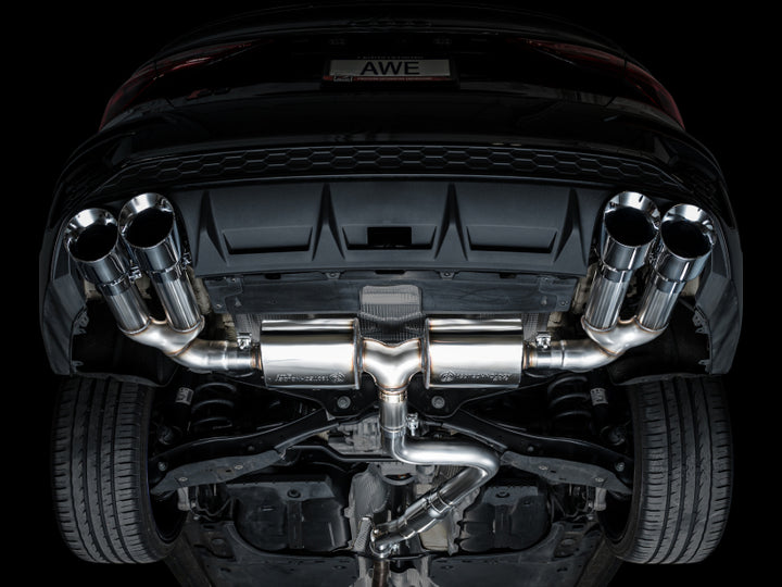 AWE Tuning 22-24 Audi 8Y S3 Touring Edition Exhaust - Chrome Silver Tips