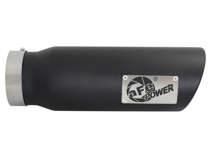 aFe Diesel Exhaust Tip Bolt On Black 4in Inlet x 5in Outlet x 15in