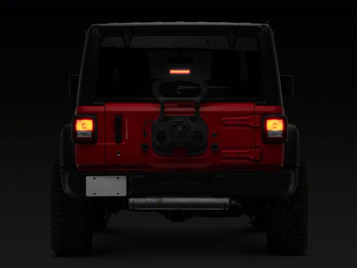 Raxiom 18-23 Jeep Wrangler JL Axial Series Hyper Flash LED Third Brake Light- Smoked