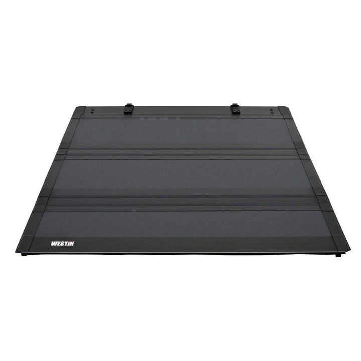 Westin 14-19 Chevrolet/GMC 1500/2500/3500 6ft. 7in. Bed Hard Tri-Fold Tonneau Cover - Black