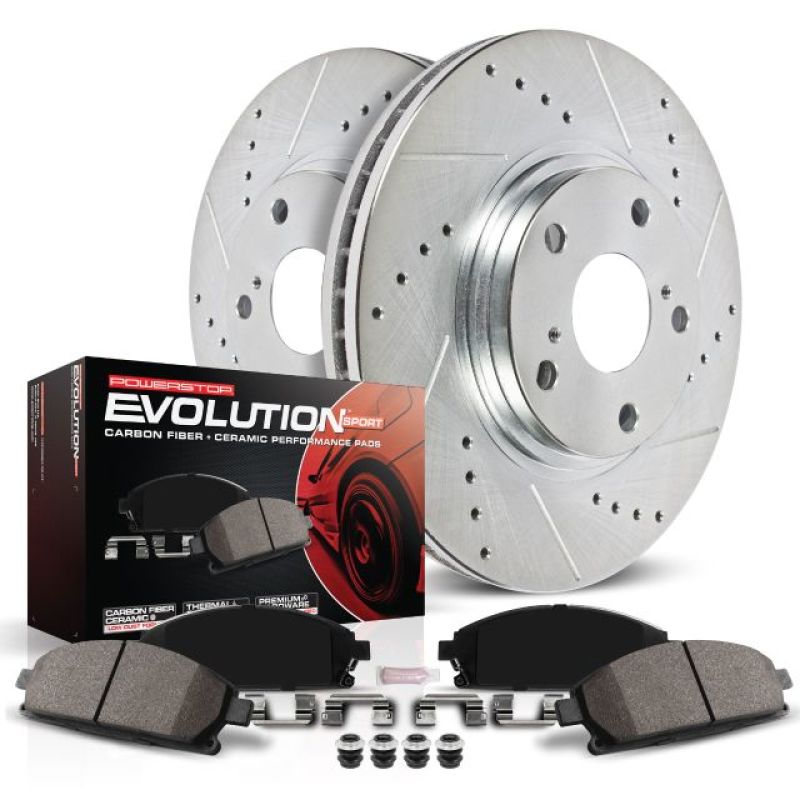Power Stop 2000 BMW 323i Rear Z23 Evolution Sport Brake Kit