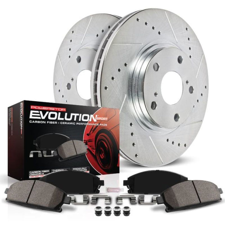 Power Stop 2000 BMW 323i Rear Z23 Evolution Sport Brake Kit