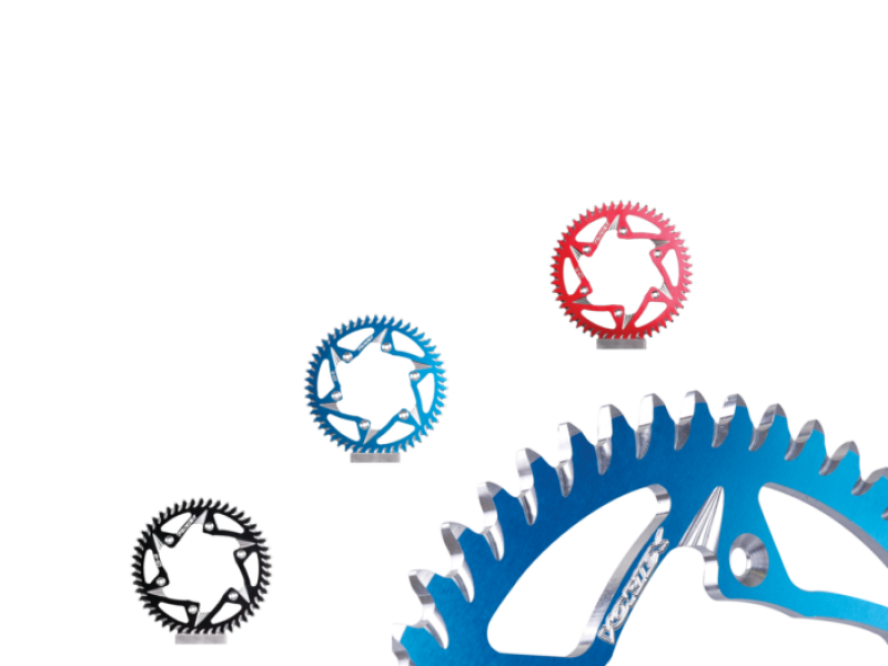Vortex Racing Aluminum Rear Sprocket 520 36 Tooth- Blue