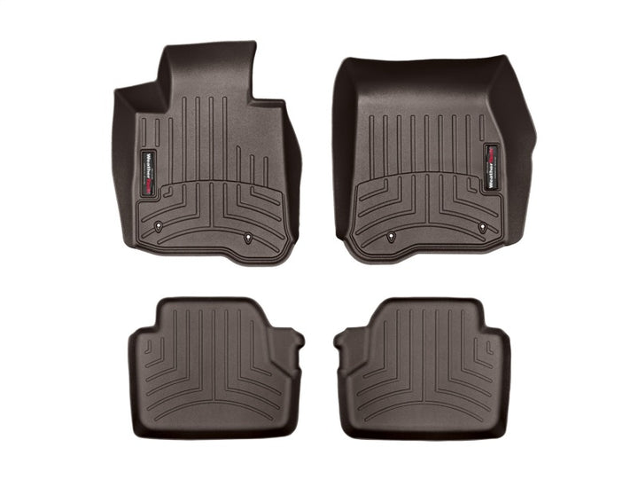 WeatherTech 2014+ BMW 4-Series Front & Rear FloorLiner - Cocoa