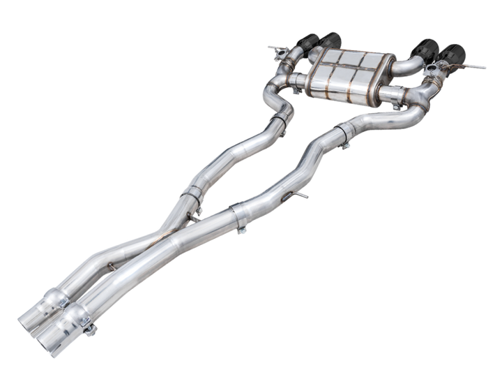 AWE Tuning SwitchPath Cat-Back Exhaust for BMW G8X M3/M4 - Diamond Black Tips