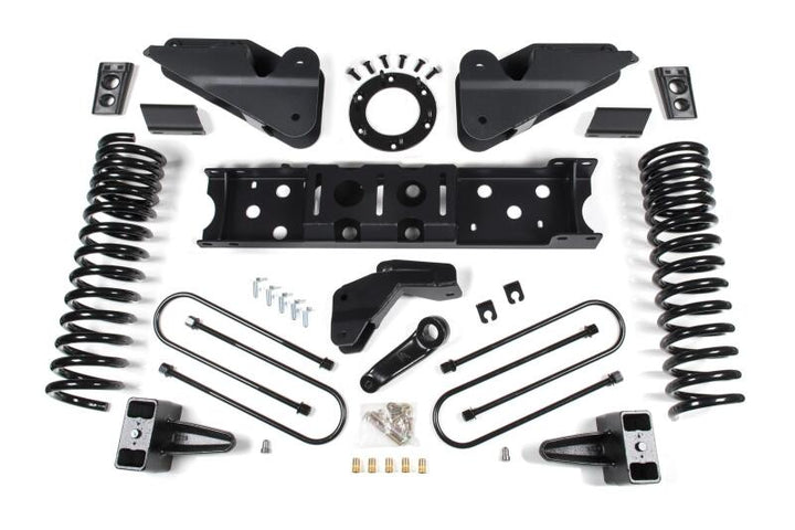 Zone Offroad 2019 Ram 3500 4in Radius Arm Bracket Gas - 2in Rear Block w/o Overload - Nitro Shocks