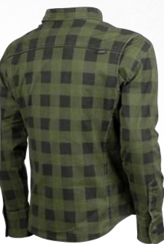 Speed and Strength True Grit Armored Motoshirt Olive/Black - Medium