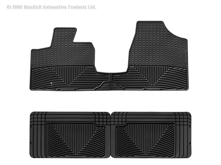 WT Rubber Mats - Rear - Blk