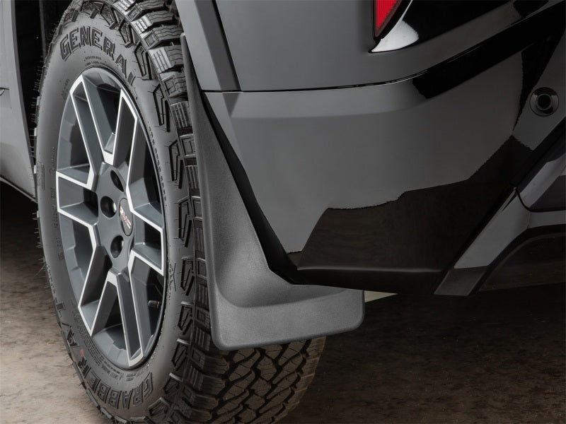 WeatherTech 25-26 GMC Terrain / Terrain Denali Rear No Drill MudFlaps - Black