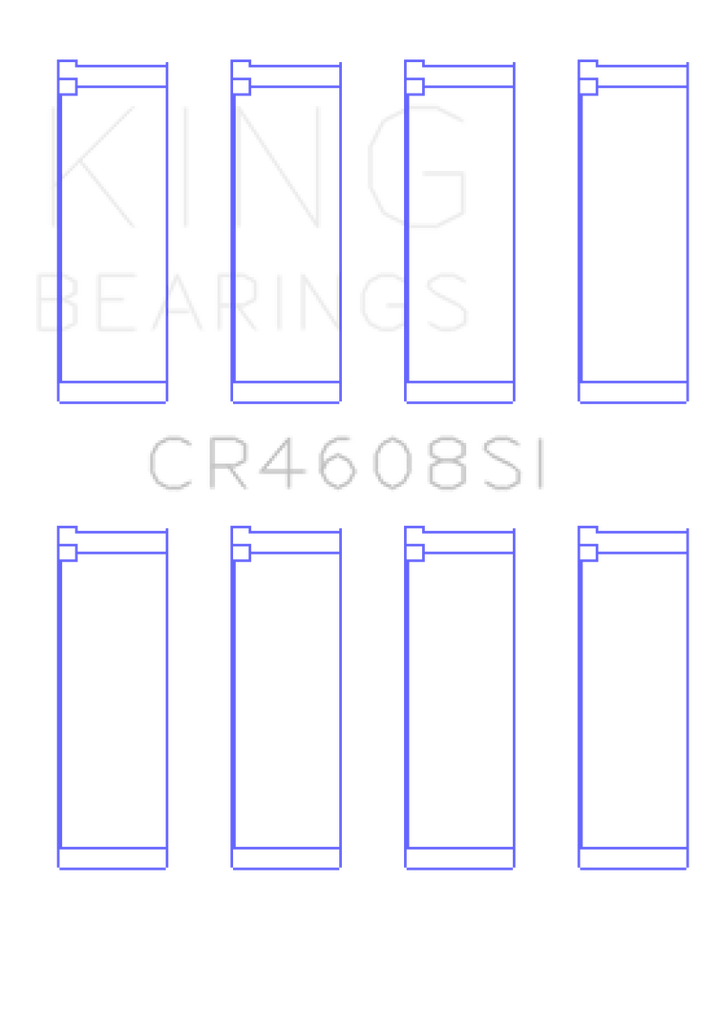 King Engine Bearings Toyota 2ZZ-GE (Size .025) Connecting Rod Bearing Set (Set of 4)