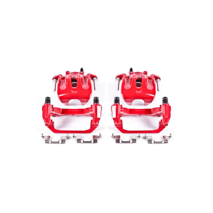 Power Stop 03-07 Nissan Murano Front Red Calipers w/Brackets - Pair