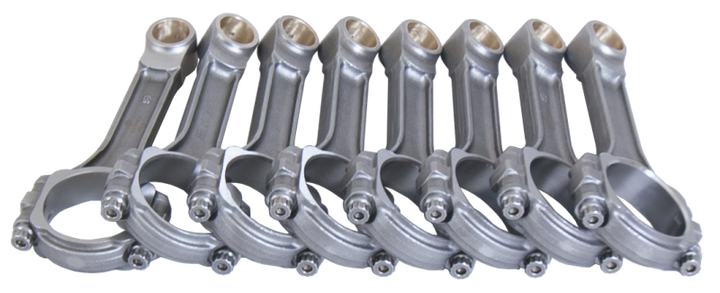 Eagle Chevrolet Small Block 5140 I-Beam Connecting Rod 6.250in w/ 3/8in ARP 8740 (Set of 8)