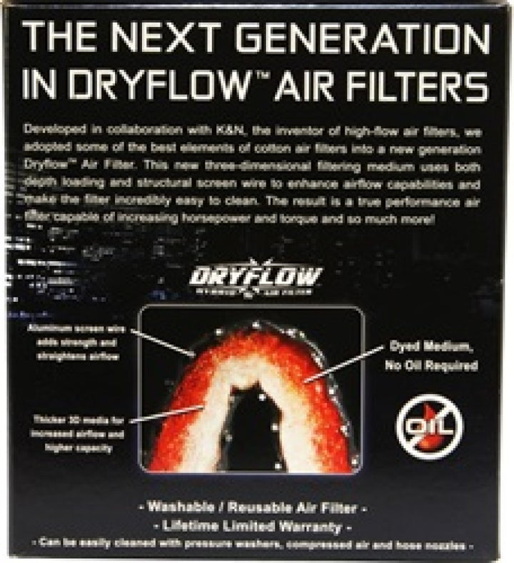 AEM Air Filter, 3inFLG/ 5inOD/ 6-1/2inH Dry Flow