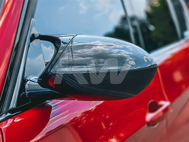 RW Carbon Dry Carbon Fibre Mirror Covers - view 3