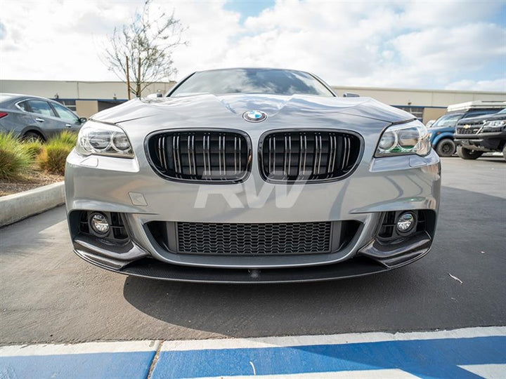RW Carbon Gloss Black Double Slat Kidney Grilles - view 4
