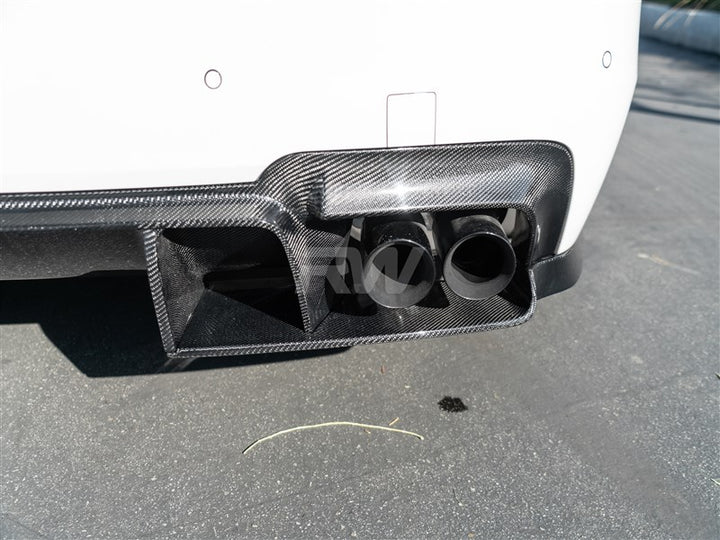 RW Carbon GTX Carbon Fibre Rear Diffuser (3-Piece) - view 4