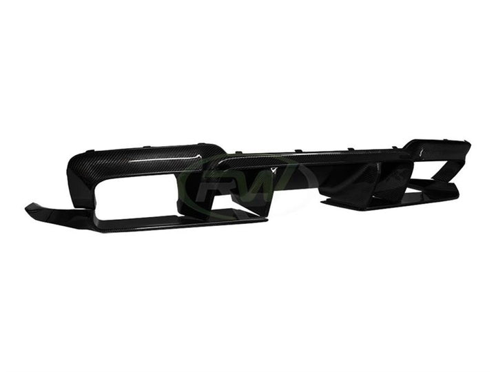 RW Carbon GTX Carbon Fibre Rear Diffuser (3-Piece) - view 5